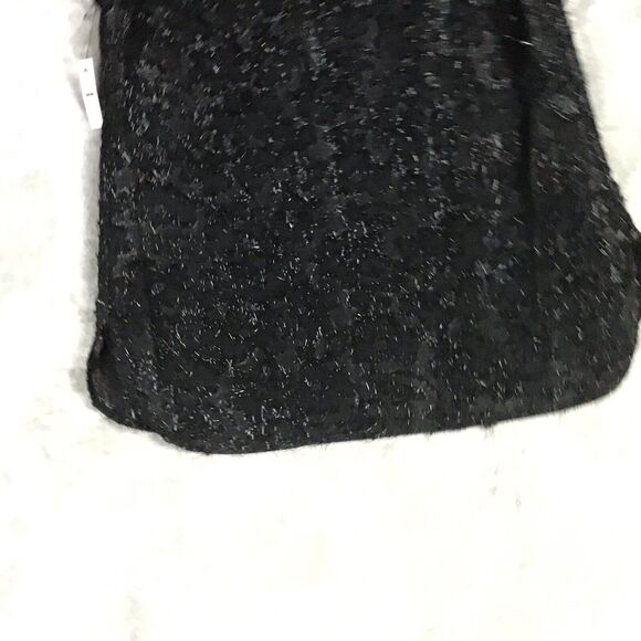 Halogen Women’s Small Black Eyelash Textured Sleeveless Blouse Top - Picture 15 of 15